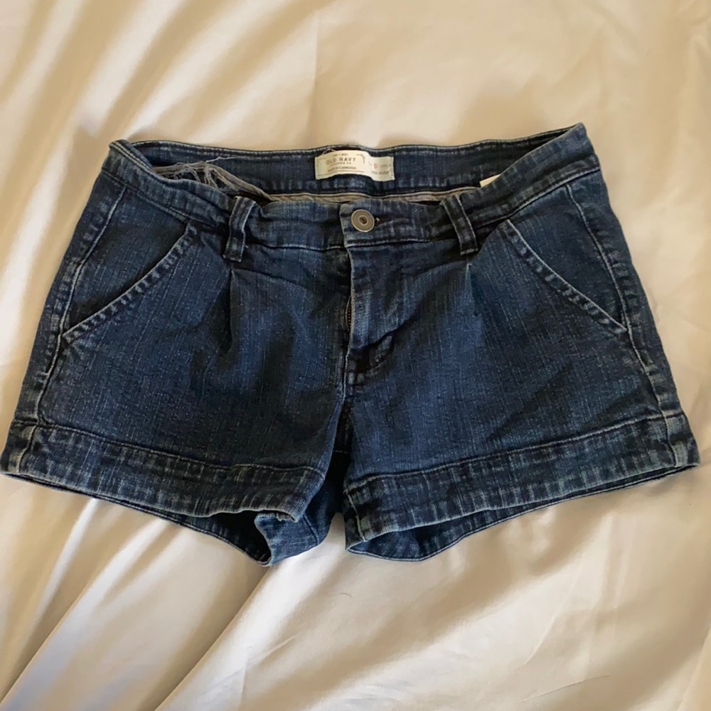 Denim shorts
